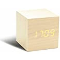 Alarm Clocks Aucune Gingko Design GK08W18 Click Clock Wecker, Maple, One Size