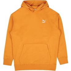 Puma Gula Tröjor Puma Luvtröja Classics Relaxed Orange Orange