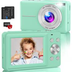 Nsoela Digital Camera,Kids Camera with 32GB Card,Nsoela FHD 1080P 44MP Compact Vlogging Camera,Point and Shoot Camera 16X Digital Zoom, Portable Mini Kids Camera for Teens Students