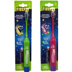 Orange Eltandborstar Firefly junior turbo battery powered kids children toothbrush brushing