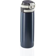 Leifheit Tasses Leifheit 03275 Thermos 600 ml Noir Bleu Acier Inoxydable Mug de voyage