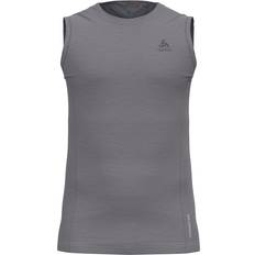 Grey - Running Base Layer Tops Odlo Herren Natural Performance Tanktop grau