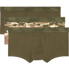Diesel Polyamide Men's Underwear Diesel Set di tre boxer con fascia mimetica Boxer Uomo Verde
