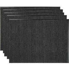 Black Tiles Fasade Hammered Vinyl Wall Tile 18" x 24 61.6x46.4