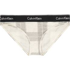 Calvin Klein Bikini - Beige/White