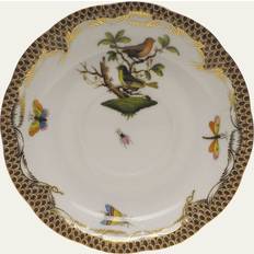 Handwash Saucer Plates Herend Rothschild Bird Saucer Plate 6"