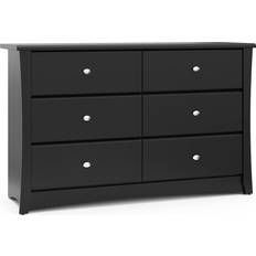 Furniture Storkcraft Crescent Black Chest of Drawer 53.4x33.3"