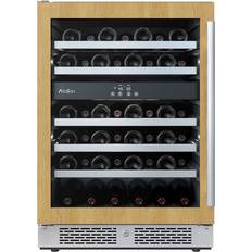 Three Zones Wine Coolers AWC242DZLH Wide Black