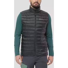Svart dunväst herr Jack Wolfskin Pilvi Dunväst M - Svart