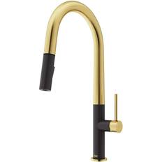 Faucets Vigo Greenwich Single Handle Pull-Down Sprayer Matt Black