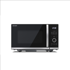 Sharp Freistehend Mikrowellen Sharp yc-qs254ae-b mikrowelle 25l Silber, Schwarz