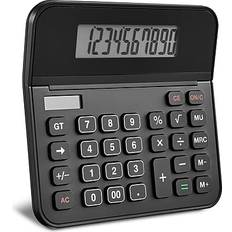 Calculators Staples 10-Digit Battery/Solar Powered Basic Calculator, Black TR250/ST250-CC Black