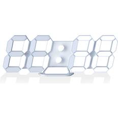 Home Edup modern 3d led digital desk alarm clock for kitchen bedroom office f