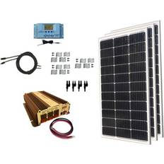 300-Watt Monocrystalline Solar Panel Kit with 30 Amp Solar Charge Controller Plus 1500-Watt Power Inverter