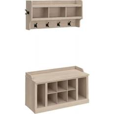 Bush Furniture Woodland 40W with Engineered Shoe Rack