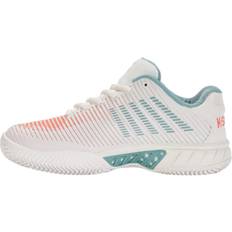 Turquoise Racket Sport Shoes K Swiss Hypercourt Express Clay Court Shoe Women white