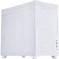 Computer Cases SAMA IM01PRO White DIY Iron Mesh Panel Micro Tower Computer Case PC Case