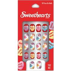 Nail Products Taste Beauty Sweethearts 18 pc press-on sweethearts faux nails love valentine