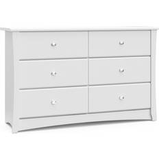 White Chest of Drawers Storkcraft Crescent White Chest of Drawer 53.4x33.3"