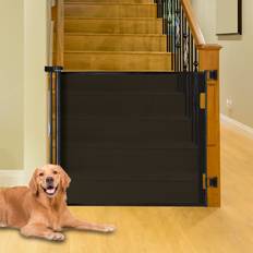 Child Safety 42-inch extra tall baby gate 56" wide tall dog gate retractable baby gates ad