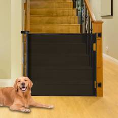 Extra Tall 42-Inch Black Dog Baby Gate