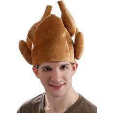 Forum Novelties Roasted Turkey Hat with Moving Legs, As Shown, One