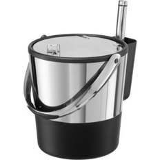 Oggi Insulated 4 Quart 38 L Stainless Steel Black Ice Bucket