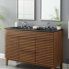 Bathroom Sinks modway 48" Double Basin Sink