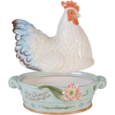 Fitz and Floyd Toulouse Hen Vegetable Serving Bowl