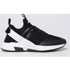 Chaussures Tom Ford Logo Techno Sneakers Bianco/Nero Uomo