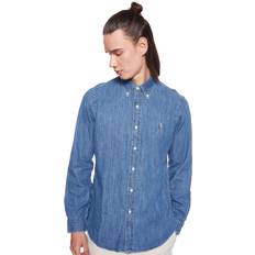 Polo Ralph Lauren Polyester Shirts Polo Ralph Lauren Blue Classic Fit Denim Shirt - Blue