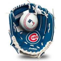 Baseball Franklin Sports Chicago Cubs Teeball Glove and Ball Set - Blue