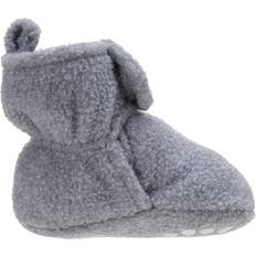 Baby Booties Luvable Friends Fleece Booties - Heather Grey