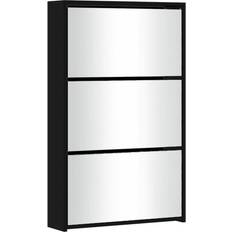 Vetro Arredamento e Accessori per l'ingresso vidaXL Cabinet with Mirror Portascarpe 63x102.5cm