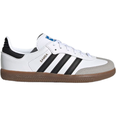 Adidas Kid's Samba AG - Cloud White/Core Black/Gum