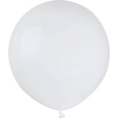 Ballongkungen Hvide Balloner 50 Stk 19"