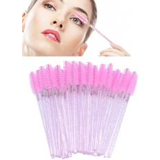 Pink Makeup Brushes Shein Disposable Eyelash Brush 50-pack