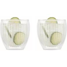 Bodum 2 Vasos Térmicos Doble Pared Pavina 20 cl Transparente Vaso