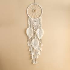 Polyester Wanddekoration Shein 1pc Hanging White Wanddeko 20x1cm