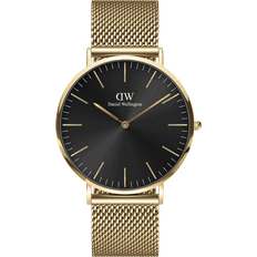 Daniel Wellington Classic Evergold G Black Dial Sunray Watch DW00100631
