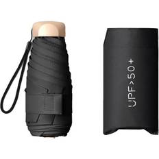Miniparaply med UV-skydd Svart
