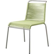 Métal Chaises de Jardin FDB Møbler M20 Teglgård Chaise Outdoor Cordelette Verte - Vert