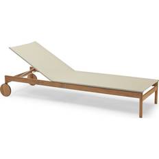 Skagerak Chaises longues Skagerak Pelago Bain de Soleil, Teck / Sable - Beige