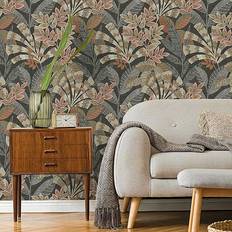 Wallpapers Crown Asha Wallpaper Black