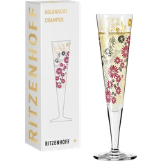 Rød Champagneglas Ritzenhoff Goldnacht NO:24 Transparent Champagneglas