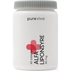 Pureviva Alfa-liponsyre 45 tabl 60 stk