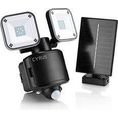 Auraglow Twin Security Flood Light Hybrid Power Solar