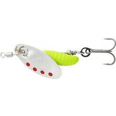 Fishing Equipment Savage Gear Grub Spinners Sinking Lure #2 5.8G Silver Red Lime