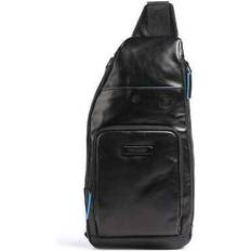 Piquadro Monospalla, Leather, Backpack, Black, Mono Sling, For Men, 18 x 36 x 6 cm For Men