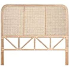 Dkd Home Decor Elegant Natural Rattan 178 x 4 x 128 cm Headboard